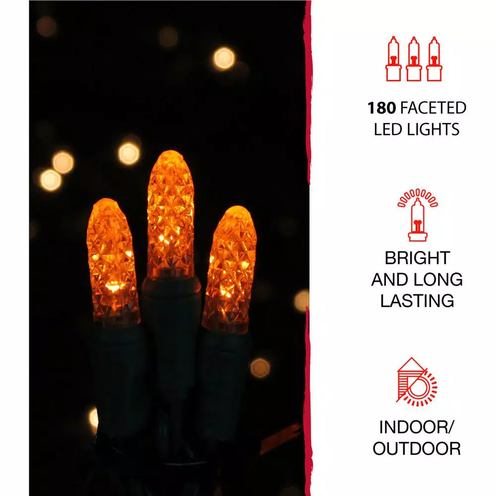Haunted Hill Farm Happy Jack-O-Lantern LED Halloween Light, Indoor/Outdoor Pumpkin Decor