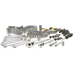 Stanley 145-Piece Mechanics Tool Set with 1/4 in. and 3/8 in. Drive Ratchets thumbnail 1