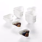 MALACASA 3 in. White Porcelain Ramekins Set of 16, Ceramic Souffle Dishes and Serving Bowls thumbnail 7