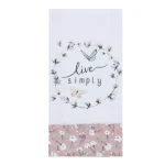 Kay Dee Lisa Audit Watercolor Floral Cotton Kitchen Textile Set - 4 Piece Blush Set thumbnail 7