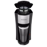 BLACK+DECKER Single Serve Drip Coffee Maker with 16 oz. Travel Mug, Black thumbnail 2