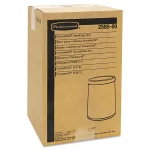Rubbermaid Commercial Products 1 Gal. Black Smoking Urn with Metal Ashtray Top thumbnail 2