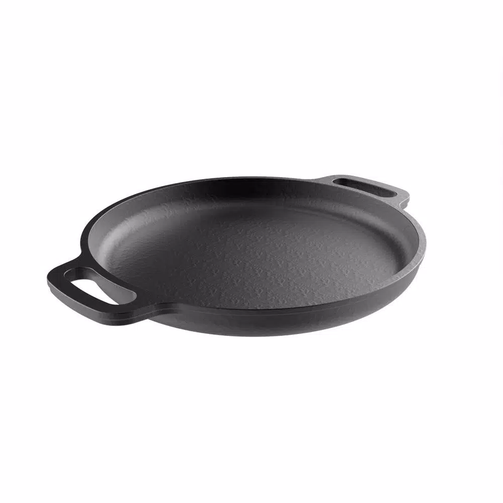 Classic Cuisine 13.25 in. Pre-Seasoned Cast Iron Pizza Pan
