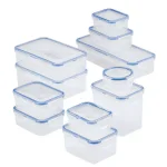 Lock & Lock Easy Essentials 22-Piece Food Storage Container Set, Airtight & Leakproof Plastic Containers thumbnail 1