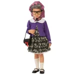 Unbranded Girls Little Old Lady Funny Halloween Costume - Medium thumbnail 1