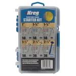Kreg Pocket-Hole Screw Starter Kit, 260-Pack Assortment thumbnail 1