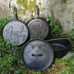 Lodge Wildlife Series 5-Piece Cast Iron Cookware Set with Moose, Deer, and Pheasant Designs thumbnail 4