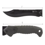 Sheffield REAPR TAC Bowie Knife with 7 in. 420 Stainless Steel Blade and TPR Handle thumbnail 3