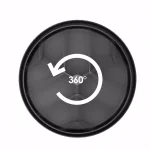 Mind Reader Black Coffee Condiment and Snack Organizer Station with Lazy Susan thumbnail 4