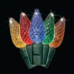 Brite Star 35-Light Multi-Color C6 LED Battery-Operated String Lights, Set of 2 thumbnail 1
