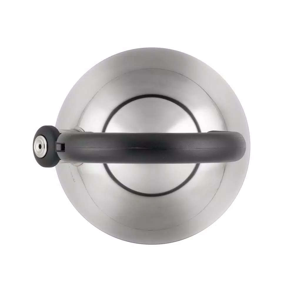 Farberware Sonoma 2-Quart Stainless Steel Whistling Tea Kettle, Silver