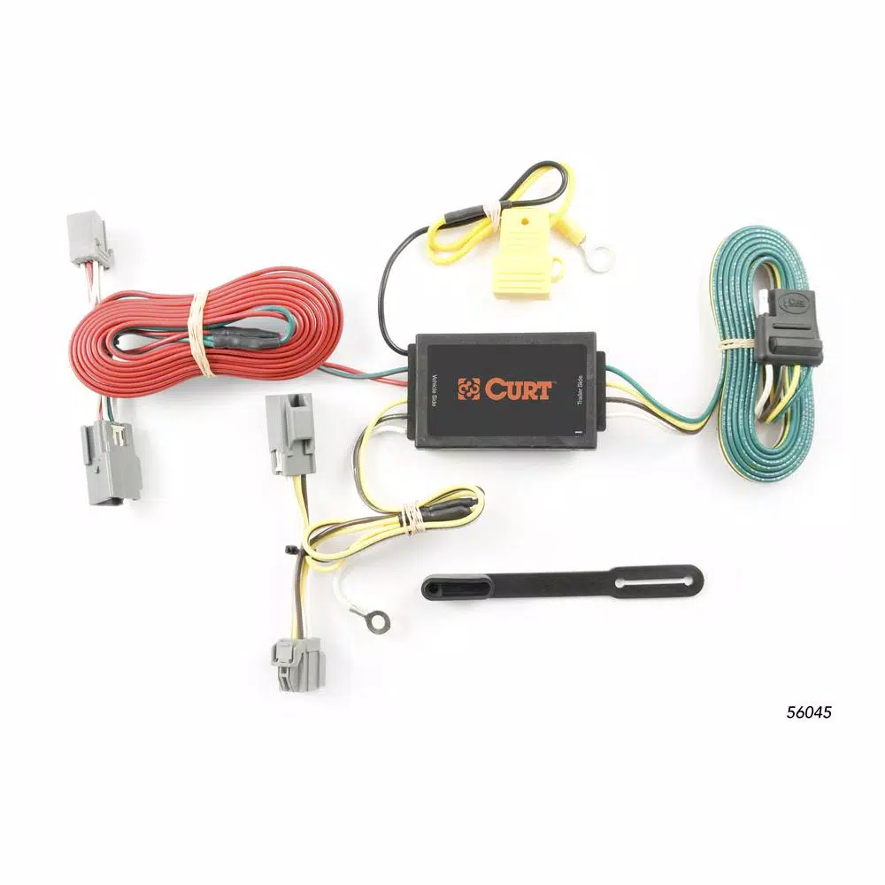 CURT Custom Vehicle-Trailer Wiring Harness for Volvo XC90, 4-Way Flat Output T-Connector