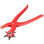 KNIPEX Heavy Duty Forged Steel Revolving Punch Pliers with 6 Interchangeable Punches thumbnail 2