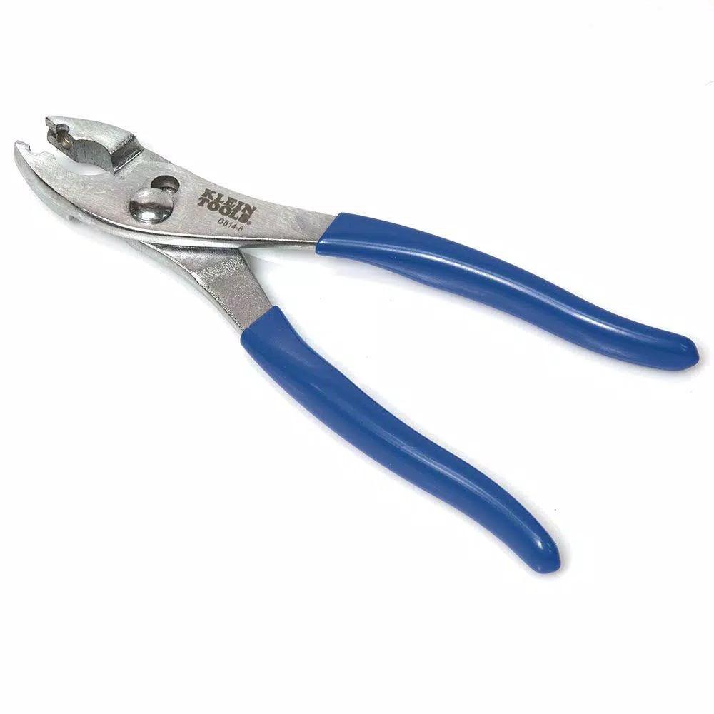 Klein Tools 8 in. Slip Joint Pliers with Hose Clamp Function