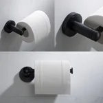 KRAUS Elie Matte Black Solid Brass Toilet Paper Holder thumbnail 3