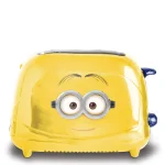 Uncanny Brands Minions Dave 2-Slice Yellow Toaster with Character Image Toasting thumbnail 1