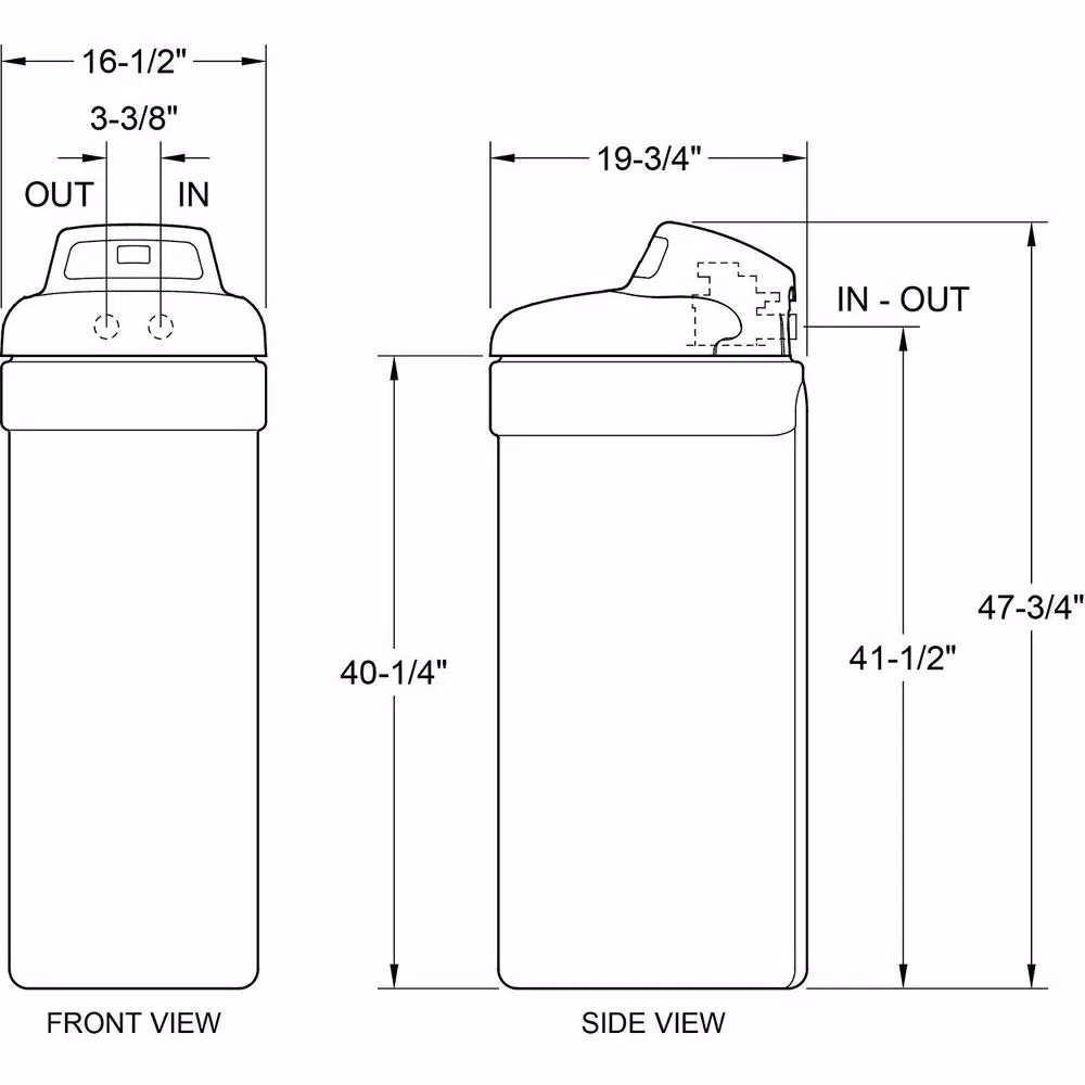 Unbranded EcoPure EP31 31,000 Grain Water Softener with Autosense Technology