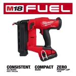 Milwaukee M18 FUEL 18-Gauge Brushless Gen II Cordless Brad Nailer (2-Tool Kit) thumbnail 3
