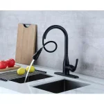 Flow Series Motion Activated Single-Handle Pull-Down Kitchen Faucet, Oil Rubbed Bronze (3-Pack) thumbnail 7