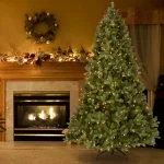 National Tree Company 7.5 ft. Pre-Lit Douglas Fir Down Swept Artificial Christmas Tree with 750 Clear Lights thumbnail 3