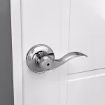 Design House Springdale Polished Chrome Privacy Bed/Bath Door Lever thumbnail 3