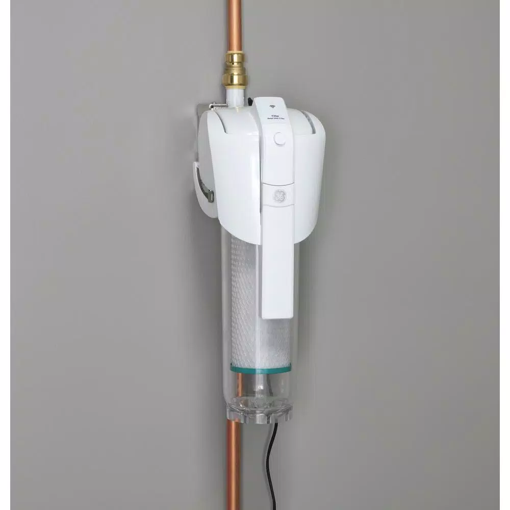 GE Smart Whole House Water Filtration System with Wi-Fi and Push-to-Connect Fittings