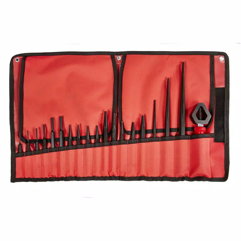 GearWrench 19-Piece Mixed Punch Set with Tool Roll