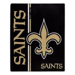 NFL The Northwest Company Officially Licensed NFL New Orleans Saints Raschel Throw Blanket thumbnail 1