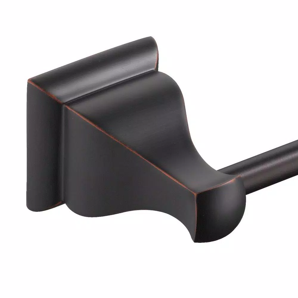 Glacier Bay Milner 24 in. Single Towel Bar in Bronze