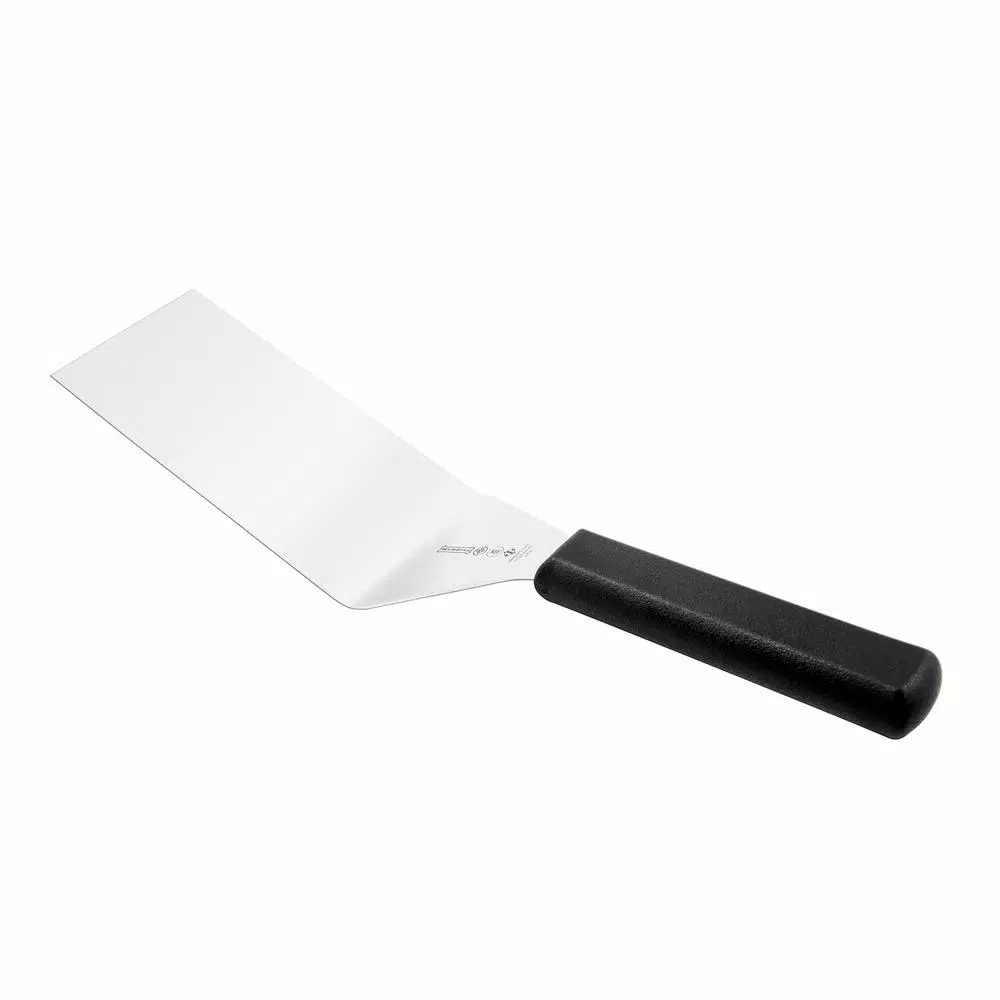 Mundial 5681HH 8x3-Inch Perforated Stainless Steel Turner, Black