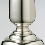 Unbranded Silver Wedding Candle Holder Set of 2 - Polished Chrome Steel Pillar Candlesticks thumbnail 4