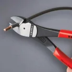Knipex 8 in. High Leverage Diagonal Cutters, 64 HRC Forged Steel Hard Wire Cutters thumbnail 2