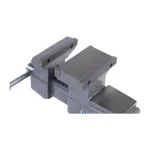 Wilton 4550R Reversible Bench Vise, 5.5 in. Jaw Width with 360° Swivel Base thumbnail 9