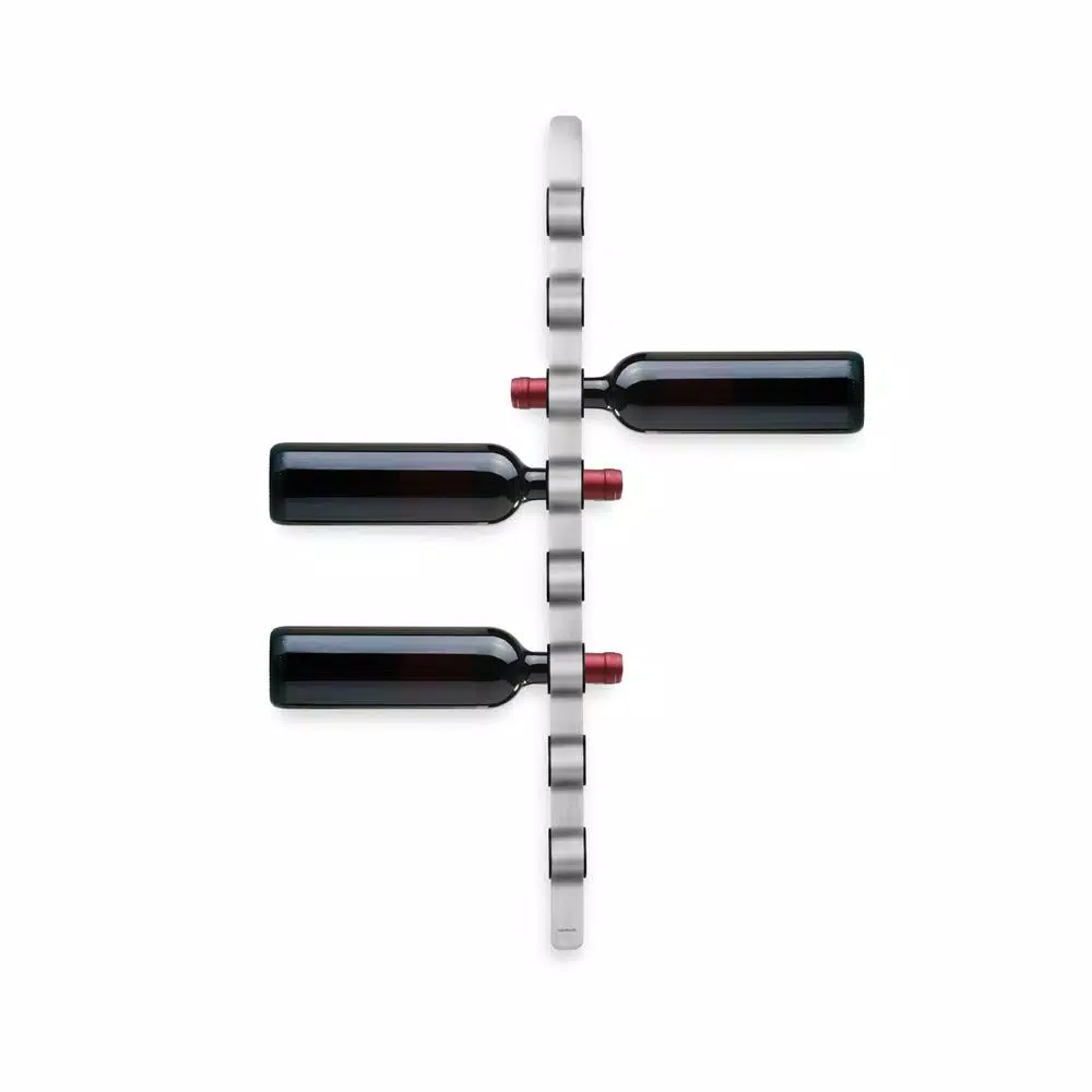 Blomus Cioso 8-Bottle Stainless Steel Wall Mounted Wine Rack
