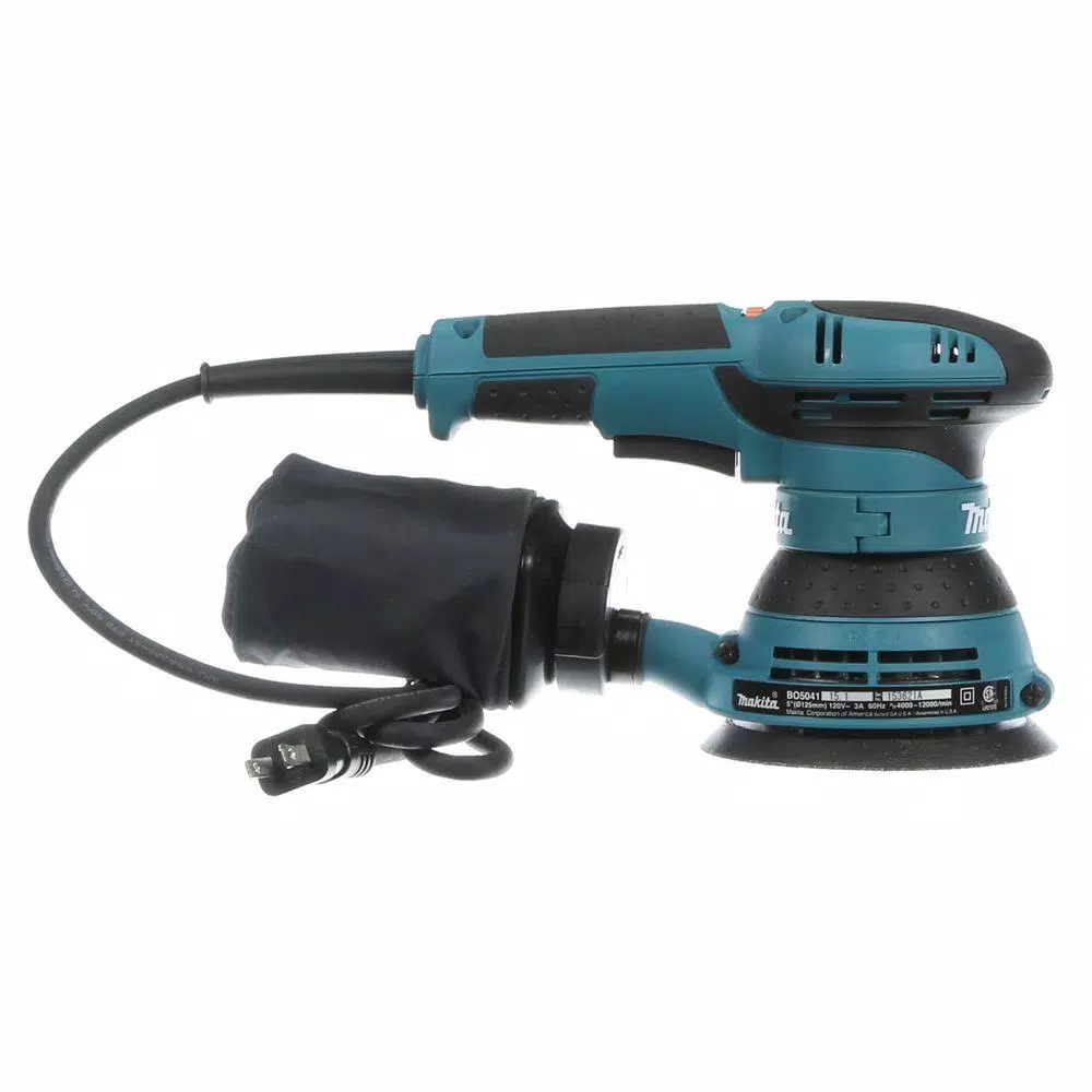 Makita 5 in. Variable Speed Random Orbital Sander with Tool Case, 3 Amp