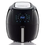 GoWISE USA 5.8 Qt. XL Electric Air Fryer, 8-in-1 Black Countertop Fryer with Recipe Book thumbnail 1