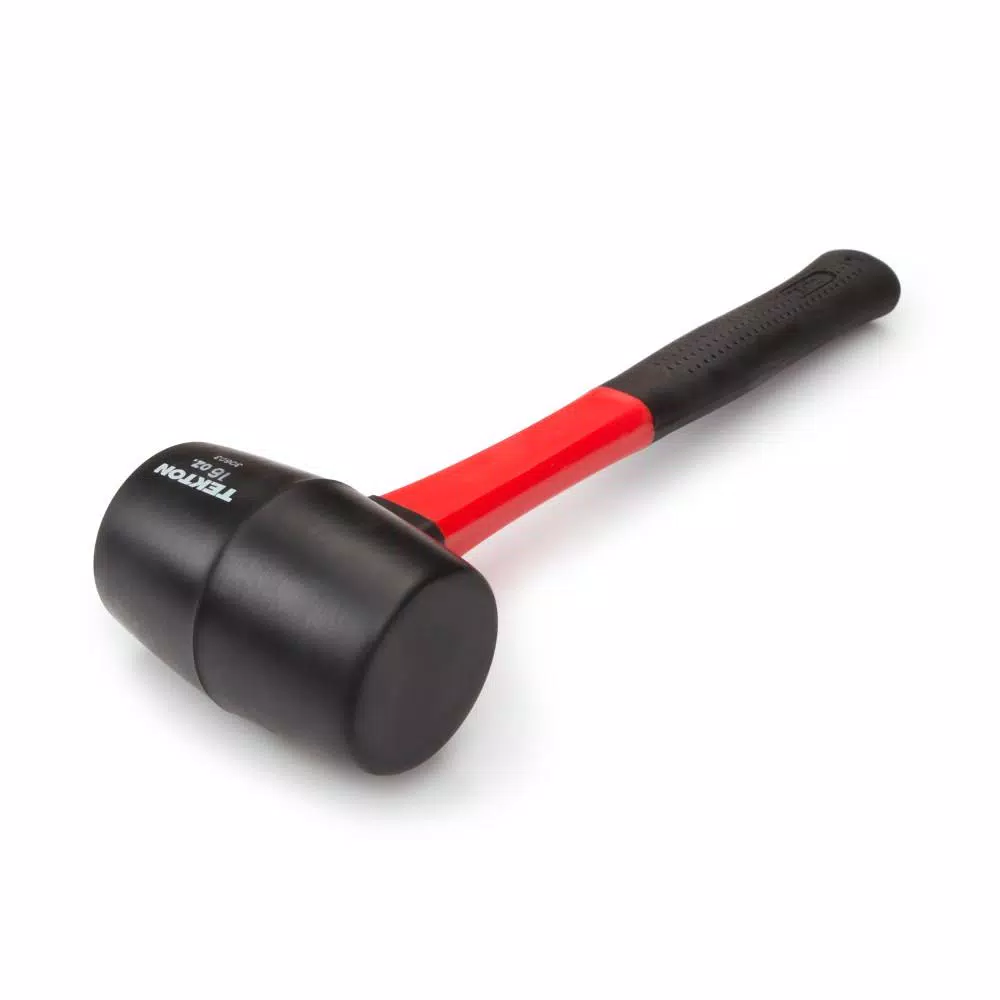 TEKTON 16 oz. Rubber Mallet with Fiberglass Handle