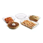 Libbey Baker's Premium 5-Piece Assorted Glass Bakeware and Serving Set thumbnail 1