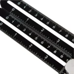 POWERTEC Universal Angle Template Tool, 10 in. Aluminum Multi-Angle Ruler & Precision Stencil thumbnail 5