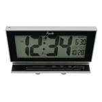 Equity by La Crosse Large 2 in. LCD Digital Alarm Table Clock with Night Vision Technology - Silver thumbnail 2