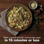 Hamilton Beach Electric Pasta Maker with Internal Scale, 7 Shapes, White thumbnail 2
