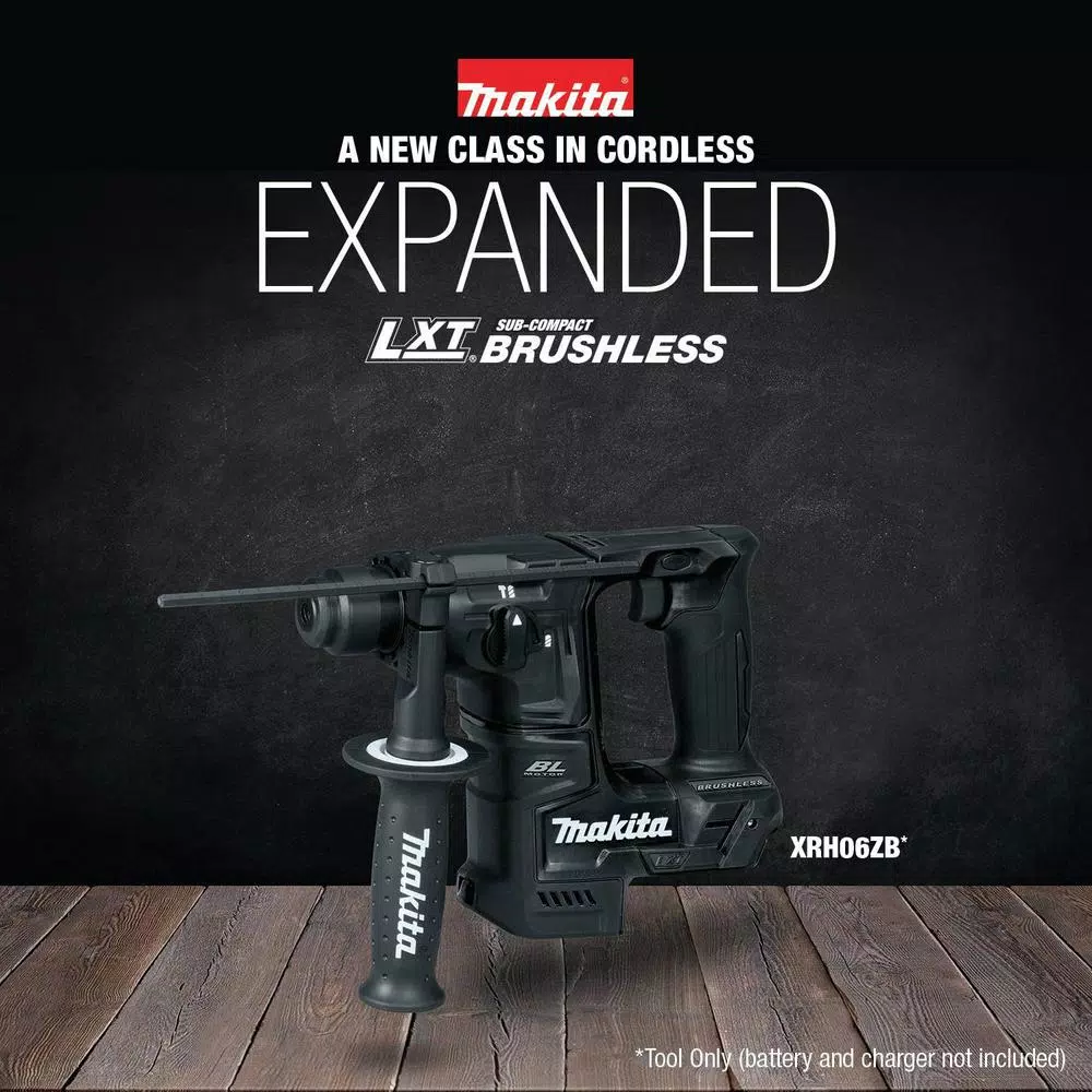 Makita 18V LXT Sub-Compact Brushless SDS-PLUS Rotary Hammer, Tool Only
