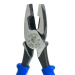 Klein Tools 9 in. Journeyman High-Leverage Side-Cutting Pliers for Fish Tape Pulling thumbnail 5