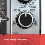 BLACK+DECKER 6-Slice Convection Toaster Oven with Bake, Broil, Toast, and Keep Warm Functions - Black/Stainless Steel thumbnail 5