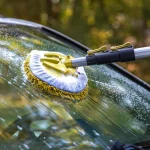DocaPole 7 ft. to 30 ft. Telescopic Car Wash Cleaning Kit with Extension Pole, Squeegee, and Microfiber Mitts thumbnail 4