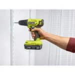 RYOBI 18V ONE+ 3/8 in. Cordless Drill/Driver Kit with 1.5 Ah Battery, Charger, and 31-Piece Black Oxide Bit Set thumbnail 10