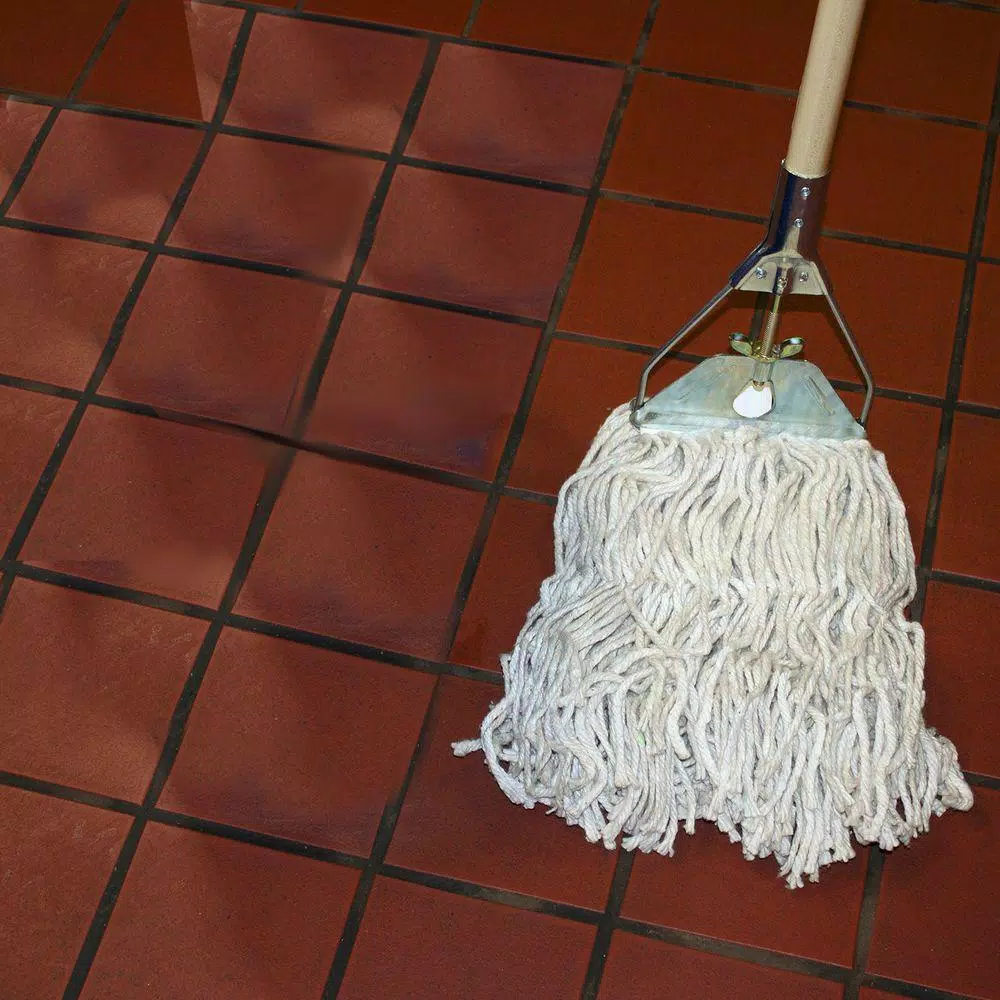 Ti-Dee American Emsco Group Ti-Dee 4-Ply Cotton String Mop Heads with Cut-Ends, 2-Pack