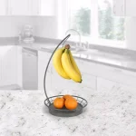 Spectrum Mason Industrial Gray Banana Holder & Fruit Basket Stand, Stainless Steel thumbnail 1