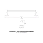 Delta Greenwich 18 in. Single Towel Bar in SpotShield Brushed Nickel thumbnail 5