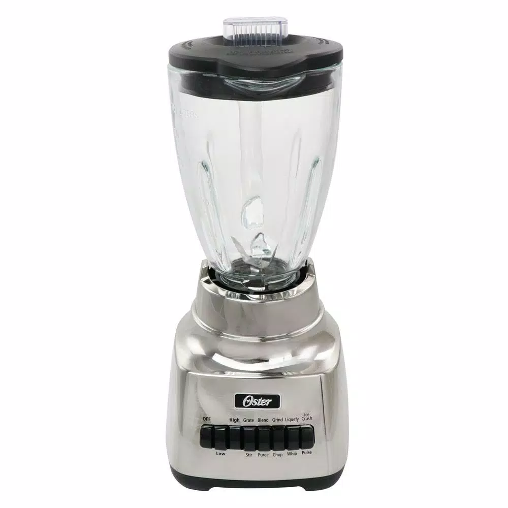 Oster Make It Fresh 10-Speed Silver Power Blender, 48 oz. Glass Jar, 700W